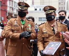 Governador participa de troca de Comando do Corpo de Bombeiro e entrega novas viaturas em Curitiba