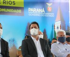 Governador inaugura sede do destacamento da PM de Entre Rios, em Guarapuava