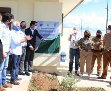 Governador inaugura sede do destacamento da PM de Entre Rios, em Guarapuava