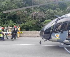 (ATUALIZADA) Forças de segurança e aeronaves atendem acidente de ônibus