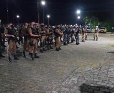 9º Batalhão mobiliza quase 100 policiais para reforçar policiamento em Paranaguá  com a operação Subárea IV