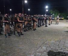 9º Batalhão mobiliza quase 100 policiais para reforçar policiamento em Paranaguá  com a operação Subárea IV