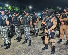 9º Batalhão mobiliza quase 100 policiais para reforçar policiamento em Paranaguá  com a operação Subárea IV