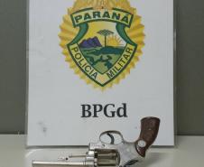 BPGd recupera carro roubado e apreende arma de fogo e munições em Piraquara, na RMC