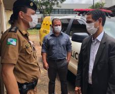 PM se integra com policiais civis e guardas municipais durante Operação Vida e realiza bloqueios e blitzes, no Norte do Paraná