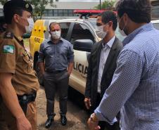 PM se integra com policiais civis e guardas municipais durante Operação Vida e realiza bloqueios e blitzes, no Norte do Paraná