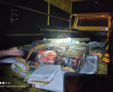 Caminhão com 172 quilos de maconha é apreendido pela PM em Cascavel (PR)