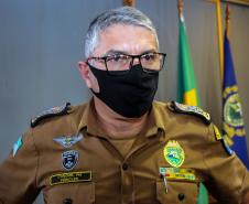 Comissão apresenta o Planejamento Estratégico da Polícia Militar do Paraná ao Comandante Geral