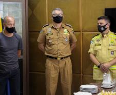 Coronel da PM é homenageado pelo Comandante Geral ao ir para a Reserva Remunerada em Curitiba (PR)