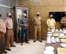 Coronel da PM é homenageado pelo Comandante Geral ao ir para a Reserva Remunerada em Curitiba (PR)