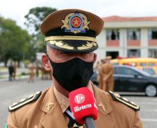 Polícia Militar do Paraná recebe novo Comandante-Geral durante solenidade na APMG, em São José dos Pinhais (PR)