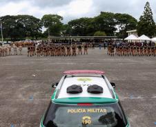 Polícia Militar do Paraná recebe novo Comandante-Geral durante solenidade na APMG, em São José dos Pinhais (PR)