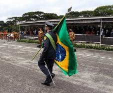 Polícia Militar do Paraná recebe novo Comandante-Geral durante solenidade na APMG, em São José dos Pinhais (PR)