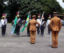 Polícia Militar do Paraná recebe novo Comandante-Geral durante solenidade na APMG, em São José dos Pinhais (PR)