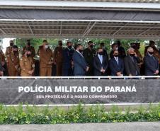 Polícia Militar do Paraná recebe novo Comandante-Geral durante solenidade na APMG, em São José dos Pinhais (PR)