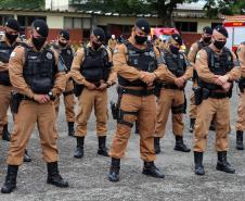 Polícia Militar do Paraná recebe novo Comandante-Geral durante solenidade na APMG, em São José dos Pinhais (PR)