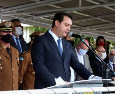 Polícia Militar do Paraná recebe novo Comandante-Geral durante solenidade na APMG, em São José dos Pinhais (PR)