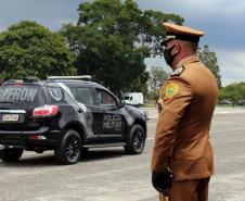 Polícia Militar do Paraná recebe novo Comandante-Geral durante solenidade na APMG, em São José dos Pinhais (PR)