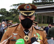 Polícia Militar do Paraná recebe novo Comandante-Geral durante solenidade na APMG, em São José dos Pinhais (PR)