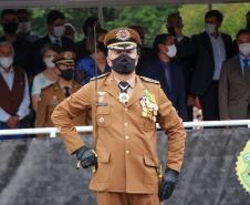 Polícia Militar do Paraná recebe novo Comandante-Geral durante solenidade na APMG, em São José dos Pinhais (PR)