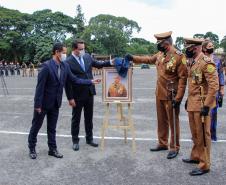 Polícia Militar do Paraná recebe novo Comandante-Geral durante solenidade na APMG, em São José dos Pinhais (PR)