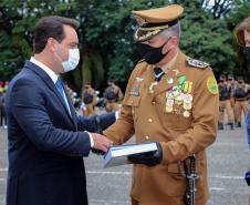 Polícia Militar do Paraná recebe novo Comandante-Geral durante solenidade na APMG, em São José dos Pinhais (PR)