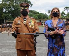 Polícia Militar do Paraná recebe novo Comandante-Geral durante solenidade na APMG, em São José dos Pinhais (PR)