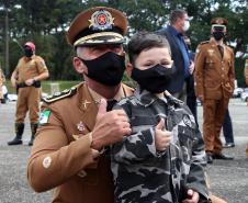Polícia Militar do Paraná recebe novo Comandante-Geral durante solenidade na APMG, em São José dos Pinhais (PR)