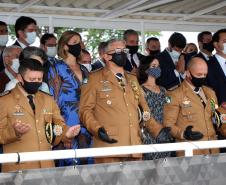 Polícia Militar do Paraná recebe novo Comandante-Geral durante solenidade na APMG, em São José dos Pinhais (PR)