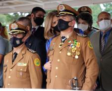 Polícia Militar do Paraná recebe novo Comandante-Geral durante solenidade na APMG, em São José dos Pinhais (PR)