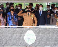 Polícia Militar do Paraná recebe novo Comandante-Geral durante solenidade na APMG, em São José dos Pinhais (PR)