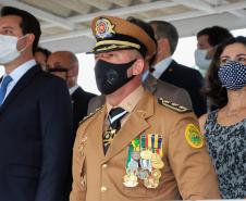 Polícia Militar do Paraná recebe novo Comandante-Geral durante solenidade na APMG, em São José dos Pinhais (PR)