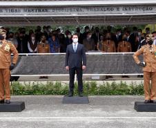 Polícia Militar do Paraná recebe novo Comandante-Geral durante solenidade na APMG, em São José dos Pinhais (PR)