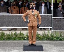 Polícia Militar do Paraná recebe novo Comandante-Geral durante solenidade na APMG, em São José dos Pinhais (PR)