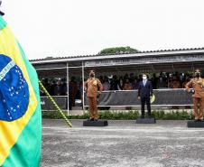 Polícia Militar do Paraná recebe novo Comandante-Geral durante solenidade na APMG, em São José dos Pinhais (PR)
