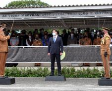 Polícia Militar do Paraná recebe novo Comandante-Geral durante solenidade na APMG, em São José dos Pinhais (PR)