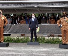 Polícia Militar do Paraná recebe novo Comandante-Geral durante solenidade na APMG, em São José dos Pinhais (PR)