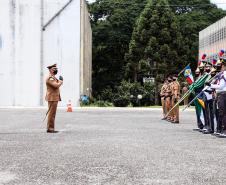 Polícia Militar do Paraná recebe novo Comandante-Geral durante solenidade na APMG, em São José dos Pinhais (PR)