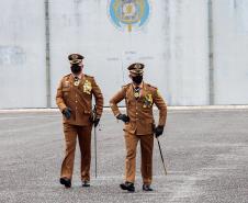Polícia Militar do Paraná recebe novo Comandante-Geral durante solenidade na APMG, em São José dos Pinhais (PR)