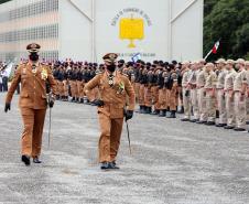 Polícia Militar do Paraná recebe novo Comandante-Geral durante solenidade na APMG, em São José dos Pinhais (PR)