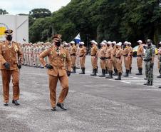 Polícia Militar do Paraná recebe novo Comandante-Geral durante solenidade na APMG, em São José dos Pinhais (PR)