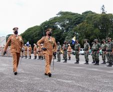 Polícia Militar do Paraná recebe novo Comandante-Geral durante solenidade na APMG, em São José dos Pinhais (PR)