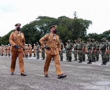 Polícia Militar do Paraná recebe novo Comandante-Geral durante solenidade na APMG, em São José dos Pinhais (PR)