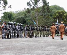 Polícia Militar do Paraná recebe novo Comandante-Geral durante solenidade na APMG, em São José dos Pinhais (PR)