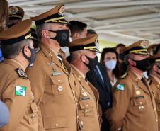 Polícia Militar do Paraná recebe novo Comandante-Geral durante solenidade na APMG, em São José dos Pinhais (PR)