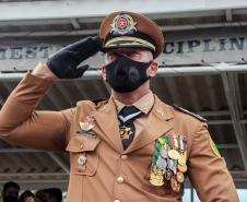 Polícia Militar do Paraná recebe novo Comandante-Geral durante solenidade na APMG, em São José dos Pinhais (PR)