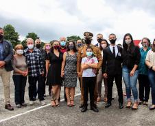 Polícia Militar do Paraná recebe novo Comandante-Geral durante solenidade na APMG, em São José dos Pinhais (PR)