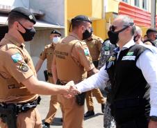 Ministro da Justiça participa do lançamento da Operação Independência e visita Batalhão Ambiental em São José dos Pinhais, na RMC