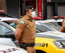 Principais eixos comerciais de Curitiba recebem reforço de policiamento ostensivo