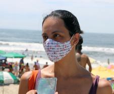 Durante blitz educativa, PM leva conscientização à população com abordagens educativas e lúdicas em Matinhos (PR)